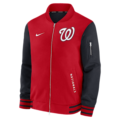 MLB ワシントン・ナショナルズ ジャケット ＸＬ Washington Nationals Authentic Collection Dugout Men's Nike